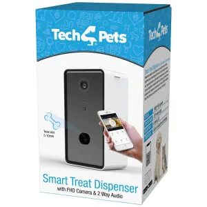 Tech 4 Pets Smart Treat Dispenser with 2-Way Camera