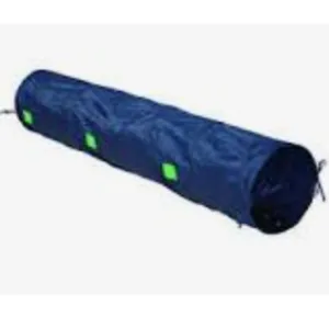 TRIXIE Pet Products Agility Basic Tunnel - Medium - Blue (78 x 16 x 16 in)