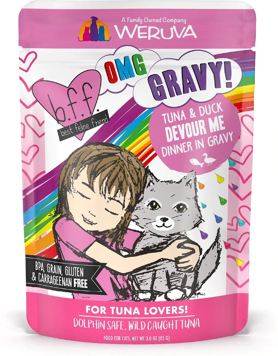 Weruva BFF Grain Free Devour Me Tuna & Duck 3 oz Wet Cat Food